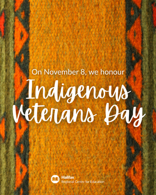 November 8 - Indigenous Veterans Day
