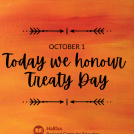 October 1st is Treaty Day